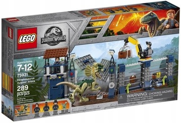 LEGO JURASSIC 75931 ATAK DILOFOZAURA NA POSTERUNKU