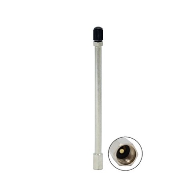 Przedłużka metalowa 130mm do pompowania kół
