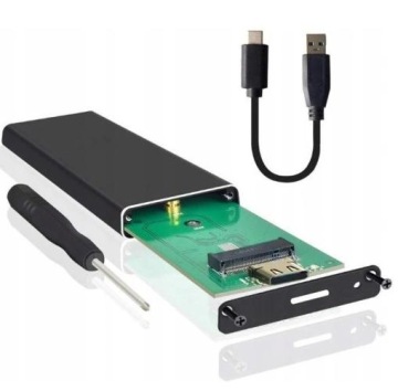 Корпус для SSD M2 USB тип C 3.0 Алюминиевый держатель для дисков USB C