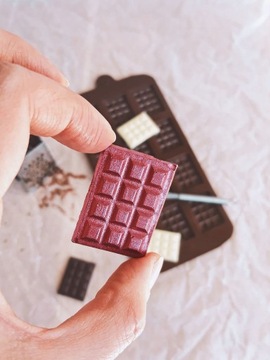 СИЛИКОНОВАЯ ФОРМА, ПЛОСКИЙ ШОКОЛАДНЫЙ батончик, Форма для ШОКОЛАДА, МИНИ-ПОРЦИИ