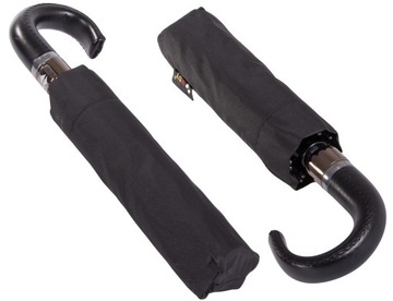 ЗОНТ ДОЖДЕВОЙ ЭЛЕГАНТНЫЙ СТИЛЬНЫЙ АВТОМАТИЧЕСКИЙ ЗОНТ. КОЖАНАЯ РУЧКА