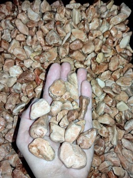 Галька для сада, кирпич, коричневый, Rosso Verona 24 кг ИТАЛИЯ