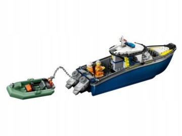Lego City Chase на полицейской лодке
