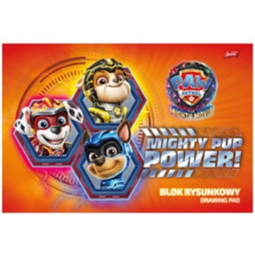 PSI PATROL blok rysunkowy A4 20 k biały szkolny