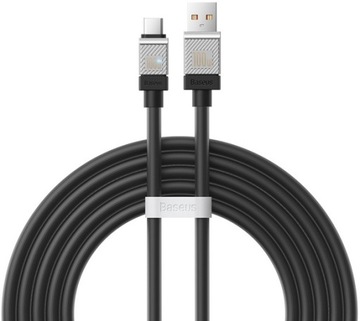 Кабель 2 м USB — USB-C TYPE-C Baseus CoolPlay DURABLE 6A 100 Вт 200 см HUAWEI