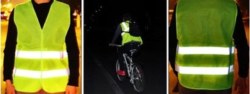 СВЕТООБРАЗИТЕЛЬНЫЙ ЖИЛЕТ ДОРОЖНОЙ ПРЕДУПРЕЖДЕНИЯ, ЖЕЛТЫЙ, РАБОЧИЙ УНИВЕРСАЛЬНЫЙ OHS