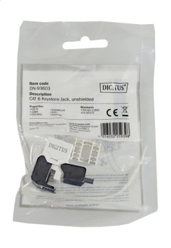 Розетка Keystone RJ45 UTP кат. 6, без инструментов