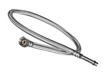 WĄŻ WĘŻYK DO BATERII WODY W OPLOCIE 70CM 1/2xM10x1