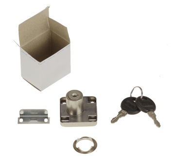 6X КВАДРАТНЫЙ МЕБЕЛЬНЫЙ ЗАМОК ДЛЯ БАРНОГО ШКАФА 40Х40 С КЛЮЧОМ