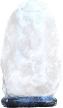 Lampa solna 5-6 kg biała sól podstawa szary marmur
