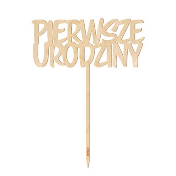 TOPPER OZDOBA NA TORT PIERWSZE URODZINY ROCZEK