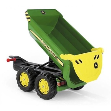 ROLLY TOYS PRZYCZEPA WYWROTKA JOHN DEERE HALFPIPE