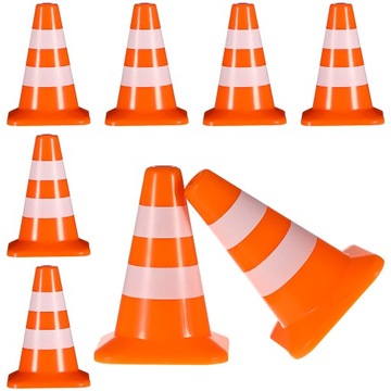 MINI PASZKOWIE DLA MAŁYCH ZABAWEK Pachołki drogowe 7 SZT