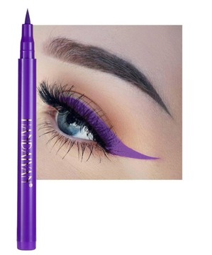 EYELINER pisak kreska konturówka Fioletowy H7