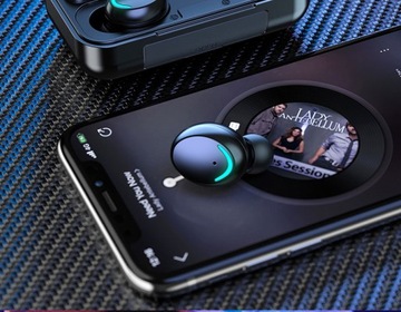 БЕСПРОВОДНЫЕ НАУШНИКИ + СВЕТОДИОДНЫЙ ЗВОНОК POWERBANK