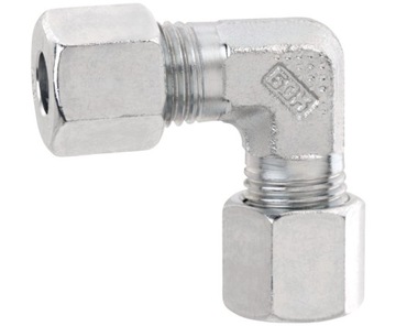 Złączka kątowa gazowa GOK 2 x RVS 8mm kolanko instalacji gazowej przyczepy