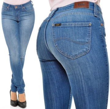 LEE spodnie REGULAR skinny SCARLETT _ W26 L33