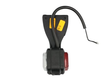 LAMPA OBRYSOWA FIAT DUCATO 06>/ 14> BOK PR BIAŁO-CZERWONA LED TRUCK KWADRA