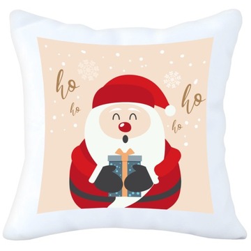 POSZEWKA DEKORACYJNA 40x40 ŚWIĄTECZNA Z NADRUKIEM