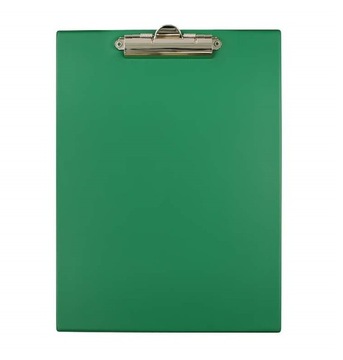 Deska podkładka z klipsem zielona A4 Clipboard