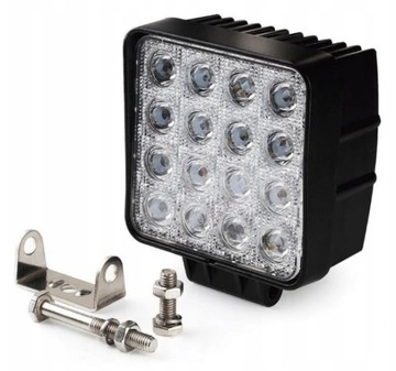 LAMPA ROBOCZA Halogen Szperacz 16 LED 48W 12V/24V