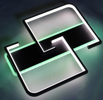 СВЕТОДИОДНЫЕ КВАДРАТНЫЕ ПОТОЛОЧНЫЕ СВЕТИЛЬНИКИ СВЕТОДИОДНЫЕ ПЛАТНЫЕ СВЕТИЛЬНИКИ + ДИСТАНЦИОННОЕ УПРАВЛЕНИЕ + RGB