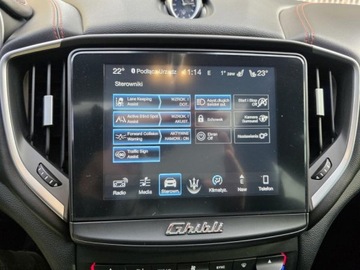 Maserati Ghibli III Sedan 3.0 V6 410KM 2018 MASERATI GHIBLI S V6 3,0l benzyna Twin Turbo 410KM Przebieg: 33,947km, zdjęcie 13