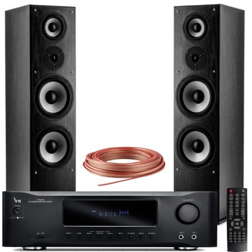 ZESTAW KOLUMN KINO DOMOWE AMPLITUNER BT USB HDMI