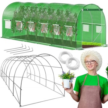 САДОВАЯ ФОЛЬГА ТУННЕЛЬ ТЕПЛИЦА 6х3х2м ФОЛЬГА ОВОЩИ ФРУКТЫ УФ-4 ПРЕМИУМ