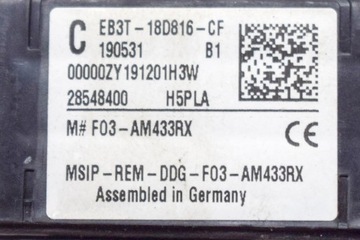 FORD RANGER T6 MK3 CENTRÁLNÍ ZÁMEK ECU JEDNOTKA ŘÍDÍCÍ EB3T-18D816-CF 2