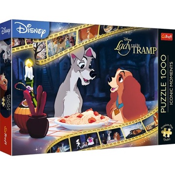 Puzzle Trefl Premium Plus Quality 1000 el. Iconic Moments: Zakochany kundel