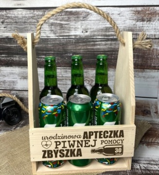 CARRIER BEER BOX ПОДАРОК ​​НА ДЕНЬ РОЖДЕНИЯ 30 40 50 60 МУЖЧИНЕ ПАРНЕ