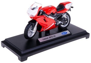 CAGIVA MITO 125 MODEL METAL WELLY MOTOR 1:18 RED