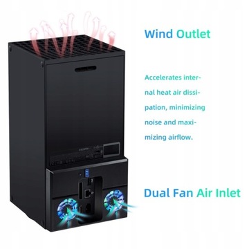 Охлаждающий вентилятор RGB для консоли Xbox Series X