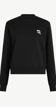 Karl Lagerfeld ikonik 2.0 bluza damska czarna klasyk r. M