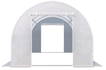Wzmocniony TUNEL FOLIOWY OGRODOWY SZKLARNIA DUŻY Folia 4x2,5x2m PREMIUM