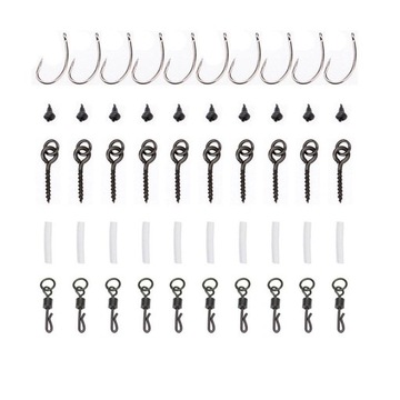 de-10Sets Ready Tied Ronnie Rig Carp Fishing up Rigs Tackle Rigs