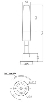 Kolumna Sygnalizacyjna LED M4S-F 24V