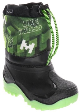 RENBUT MUFLON ŚNIEGOWCE OCIEPLANE WEŁNA ZIMOWE TRAPERY R.33/34