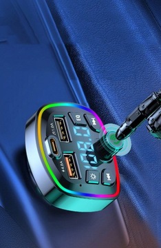 Автомобильный TF-карта MP3-плеер Bluetooth 5.0 FM-передатчик USB-зарядное устройство