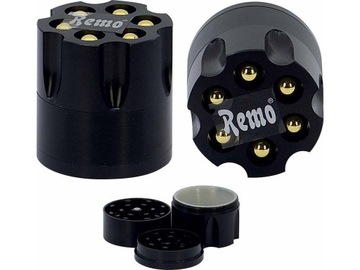Młynek Grinder Crusher metalowy Magazynek czarny