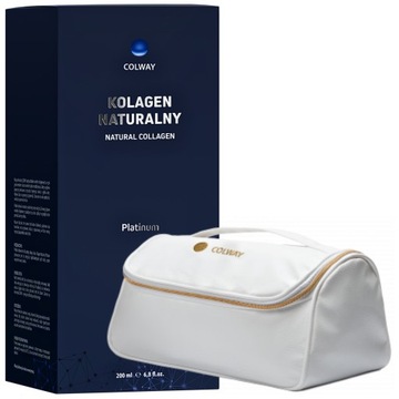 COLWAY Kolagen Naturalny Platinum 200 ml + Kosmetyczka