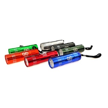 LATARKI REKLAMOWE z grawerem Z LOGO latarki LED + pudełko GRATIS 10szt