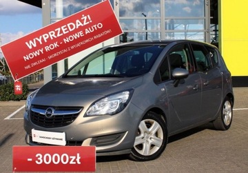 Opel Meriva II Mikrovan Facelifting 1.4 Turbo ECOTEC 140KM 2014 Opel Meriva 1.4 Turbo 140KM Pakiet Zimowy Tempomat Czujniki parkowania FVm, zdjęcie 1