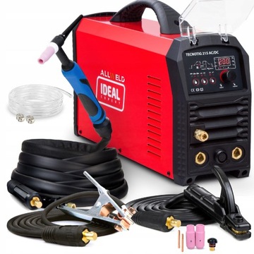 SPAWARKA INWERTOROWA INWERTER IDEAL TECNO TIG 215 AC DC PULS MMA 230V 200A