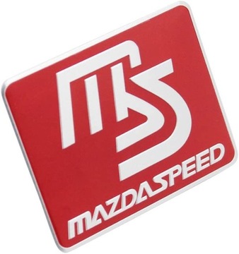 EMBLEMAT TABLICZKA MAZDASPEED ALUMINIUM 3D