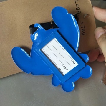 Cute New Stitch PVC Travel Baggage Backpack Suitcase Luggage Tags