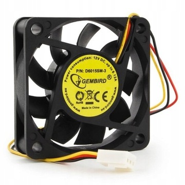 Wentylator 60 Gembird D6015SM-3 60x60x15 3Pin