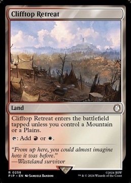 MtG: Clifftop Retreat (PIP)