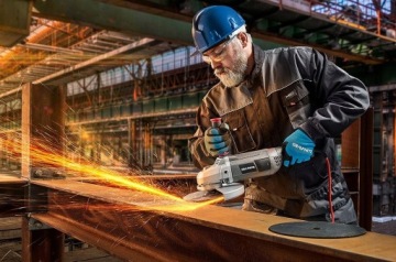 УГЛОВАЯ ШЛИФОВАЛЬНАЯ МАШИНА 2350ВТ 230ММ ГРАФИТ 59G207